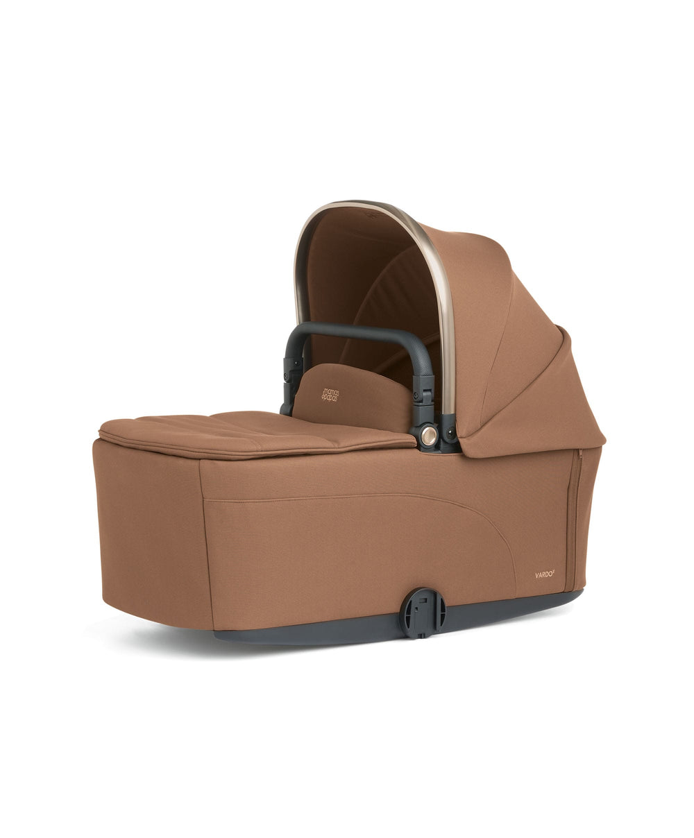 Mamas &amp; Papas Vardo Complete Pushchair Bundle with Cybex Cloud T i-Size Rotating Baby Car Seat &amp; Base (9 Pieces) - Nutmeg