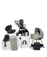 Mamas & Papas Vardo Complete Pushchair Bundle with Maxi-Cosi Pebble 360 Pro² Car Seat & Base (9 Pieces) - Sage