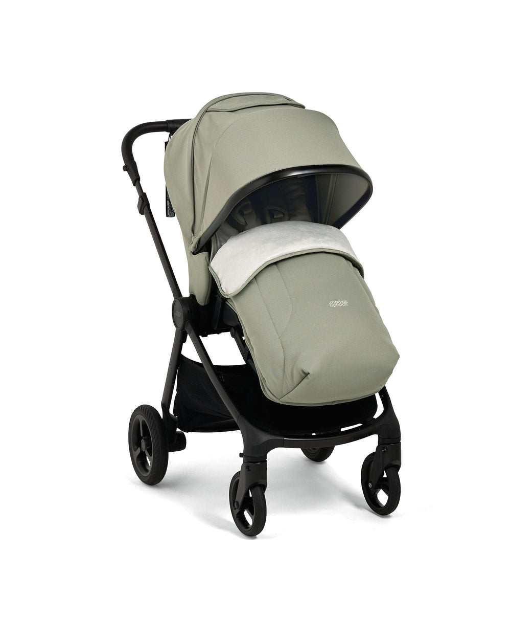 Mamas &amp; Papas Vardo Pushchair Bundle with Cybex Cloud T Car Seat (8 Pieces) - Shell/Sepia Black