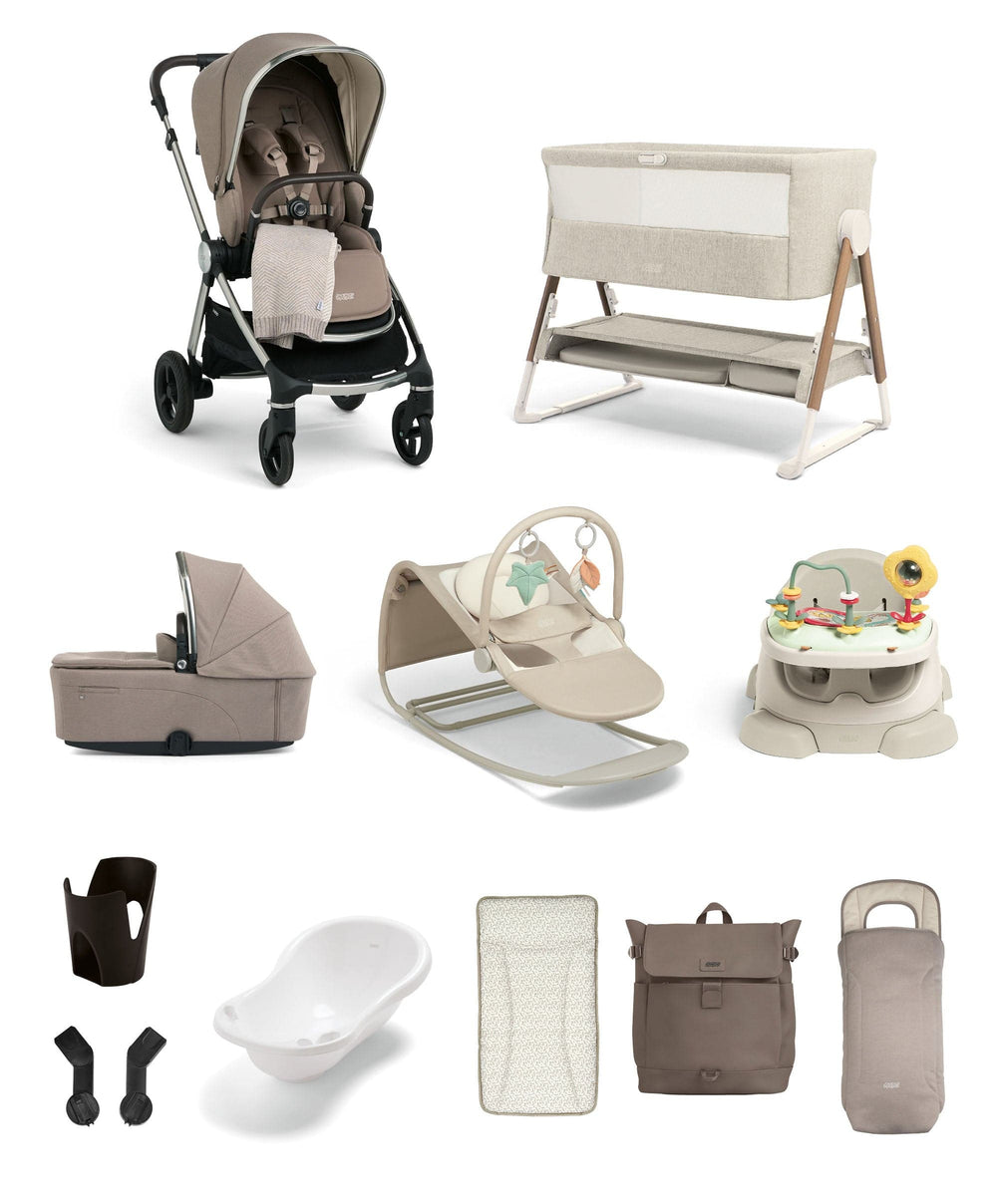 Mamas &amp; Papas Vardo Pushchair Ultimate Newborn Bundle (12 Pieces) - Heritage