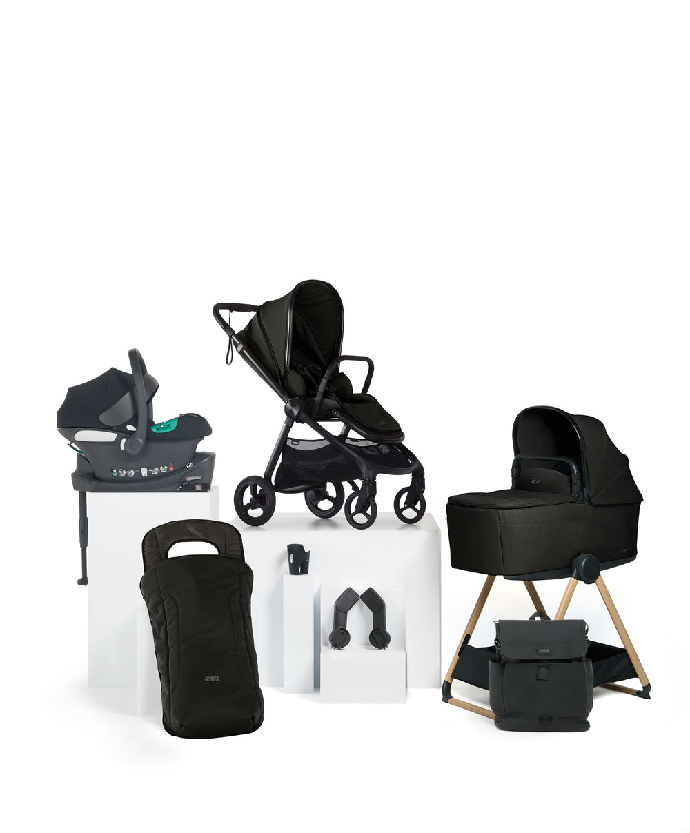 Mamas &amp; Papas Vardo S Complete with Aton B2 &amp; CC Stand - Noir