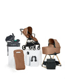 Mamas & Papas Vardo S Complete with Aton B2 & CC Stand - Nutmeg