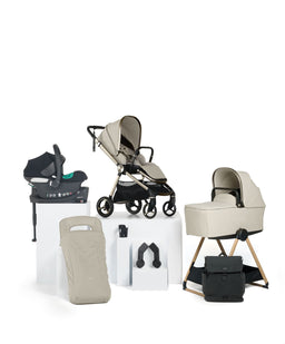 Mamas & Papas Vardo S Complete with Aton B2 & CC Stand - Shell