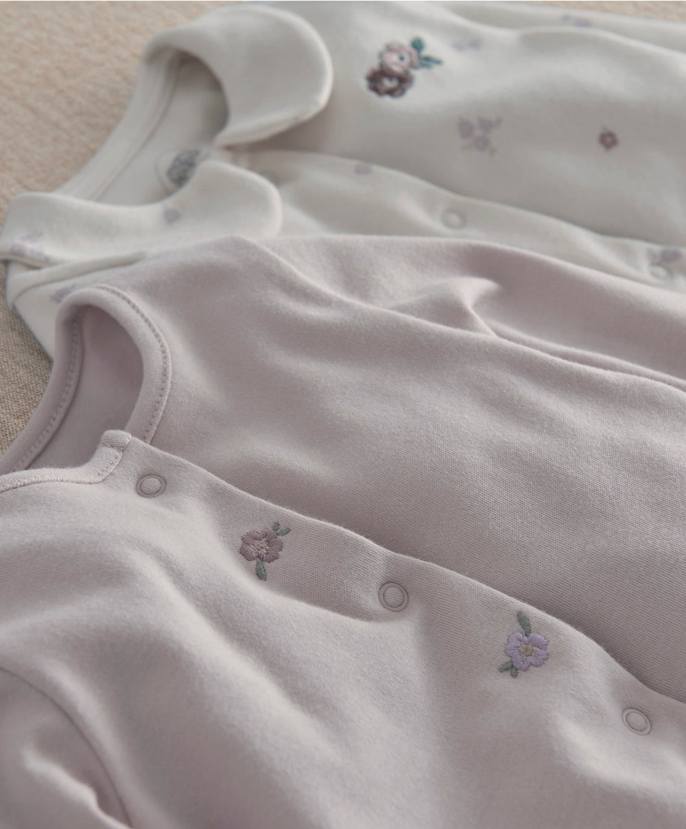 Mamas &amp; Papas Vintage Floral Sleepsuits (Pack of 3)
