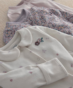 Mamas & Papas Vintage Floral Sleepsuits (Pack of 3)