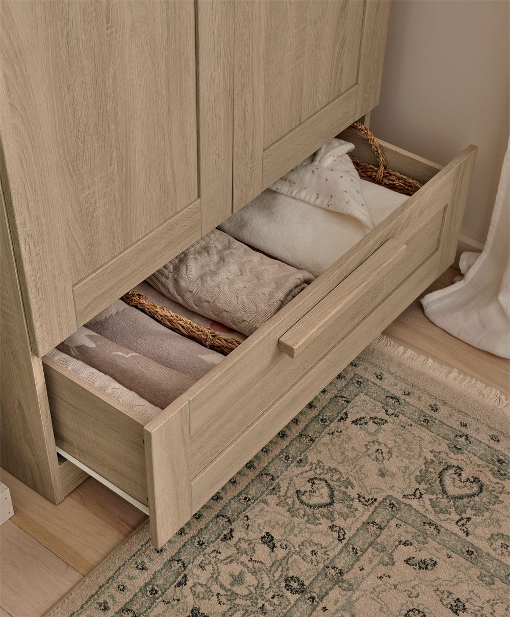 Mamas &amp; Papas Wardrobes Atlas Wardrobe - Light Oak