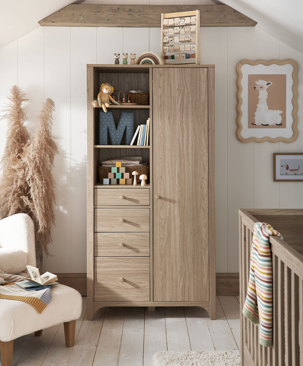 Mamas &amp; Papas Wardrobes Barton Wardrobe - Natural/Oak