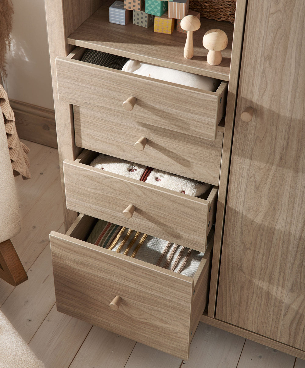 Mamas &amp; Papas Wardrobes Barton Wardrobe - Natural/Oak