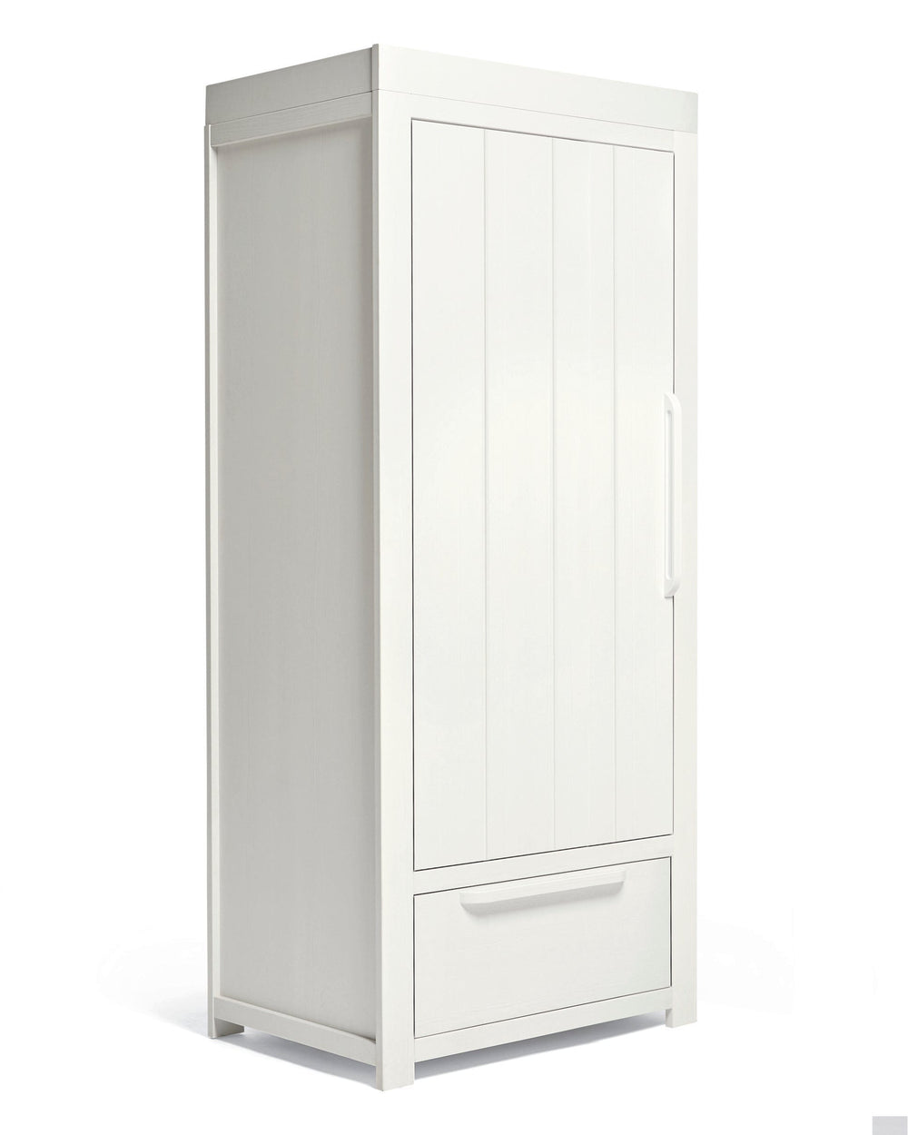 Mamas &amp; Papas Wardrobes Franklin Single Nursery Wardrobe - White Wash