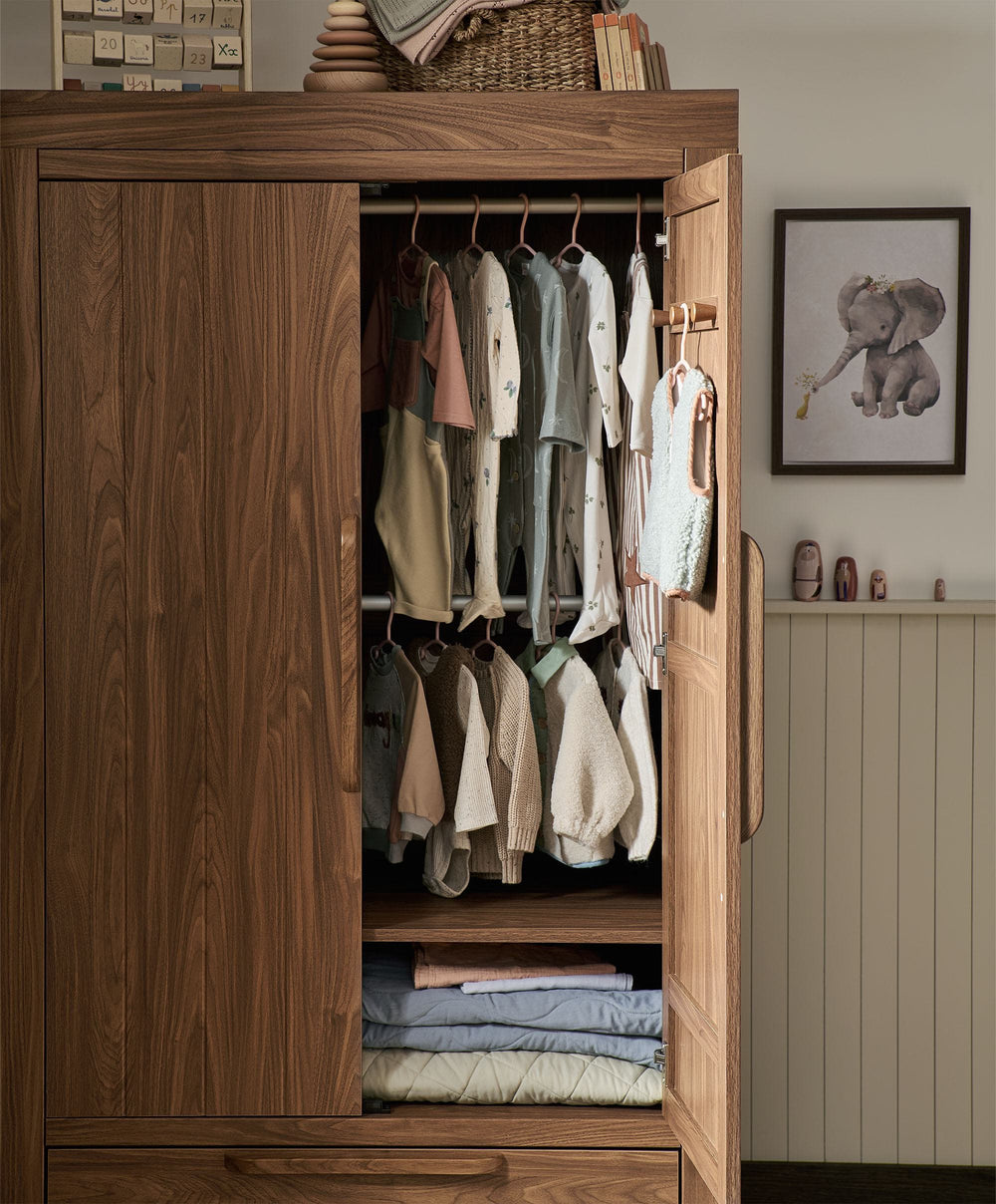 Mamas &amp; Papas Wardrobes Franklin Wardobe - Walnut