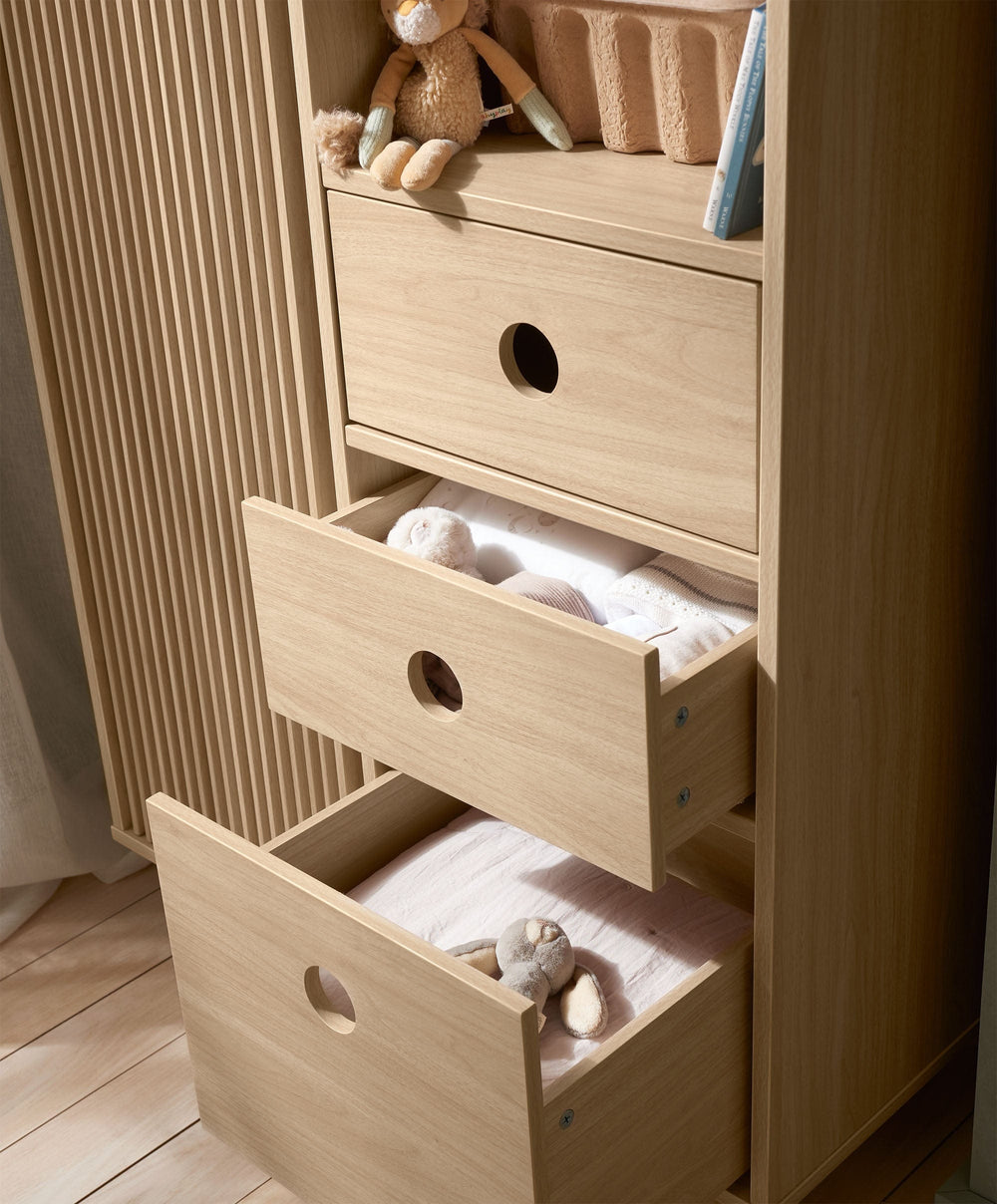 Mamas &amp; Papas Wardrobes Oska Wardrobe - Natural Oak