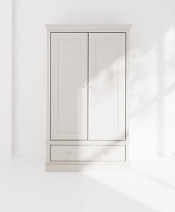 Mamas & Papas Wardrobes Oxford Nursery Wardrobe with Storage Drawer - White