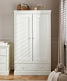 Mamas & Papas Wardrobes Oxford Nursery Wardrobe with Storage Drawer - White