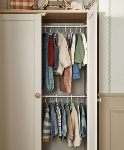 Mamas & Papas Wardrobes Wedmore Wardrobe - Cashmere/Oak