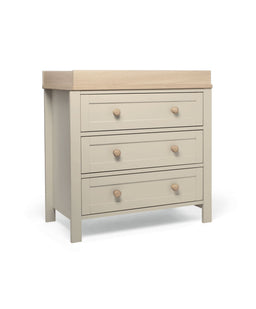 Mamas & Papas Wedmore 3 Piece Small Cotbed Range With Dresser Changer & Wardrobe - Cashmere
