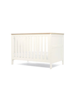 Mamas & Papas Wedmore 3 Piece Small Cotbed Range with Dresser Changer & Wardrobe - White/Oak