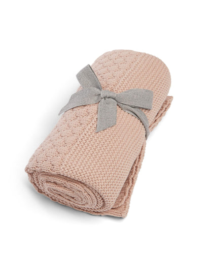 Mamas & Papas Welcome to the World Seedling Knitted Blanket - Pink