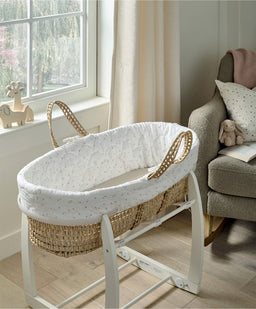 Mamas & Papas Welcome to the World Seedling Moses Basket - Neutral