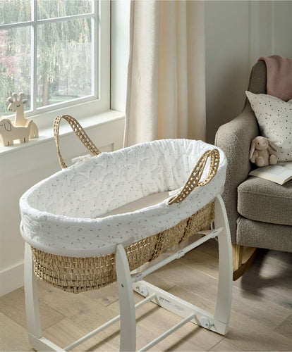 Mamas & Papas Welcome to the World Seedling Moses Basket - Neutral