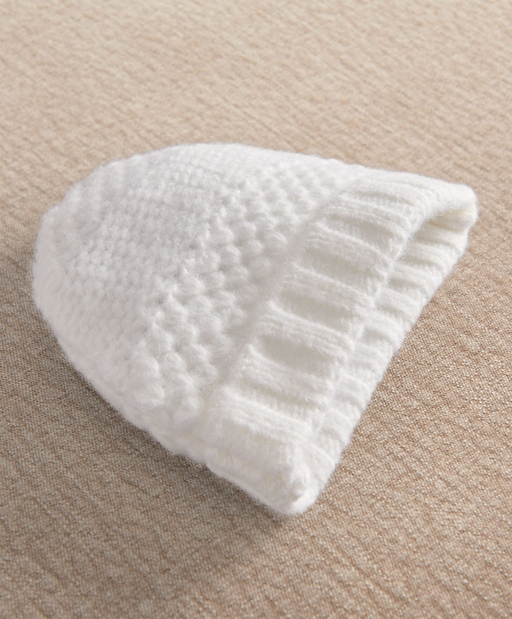 Mamas &amp; Papas White Knitted Hats &amp; Mitts