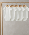 Mamas & Papas White Shortsleeved Bodysuits (5 Pack)