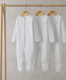 Mamas & Papas White Sleepsuits (Pack of 3)