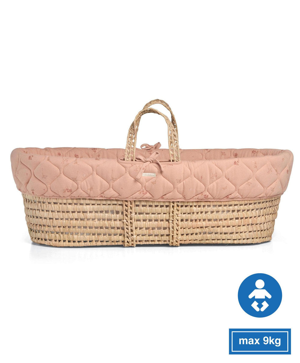 Mamas &amp; Papas Wildflower Moses Basket Bundle (3 Pieces)