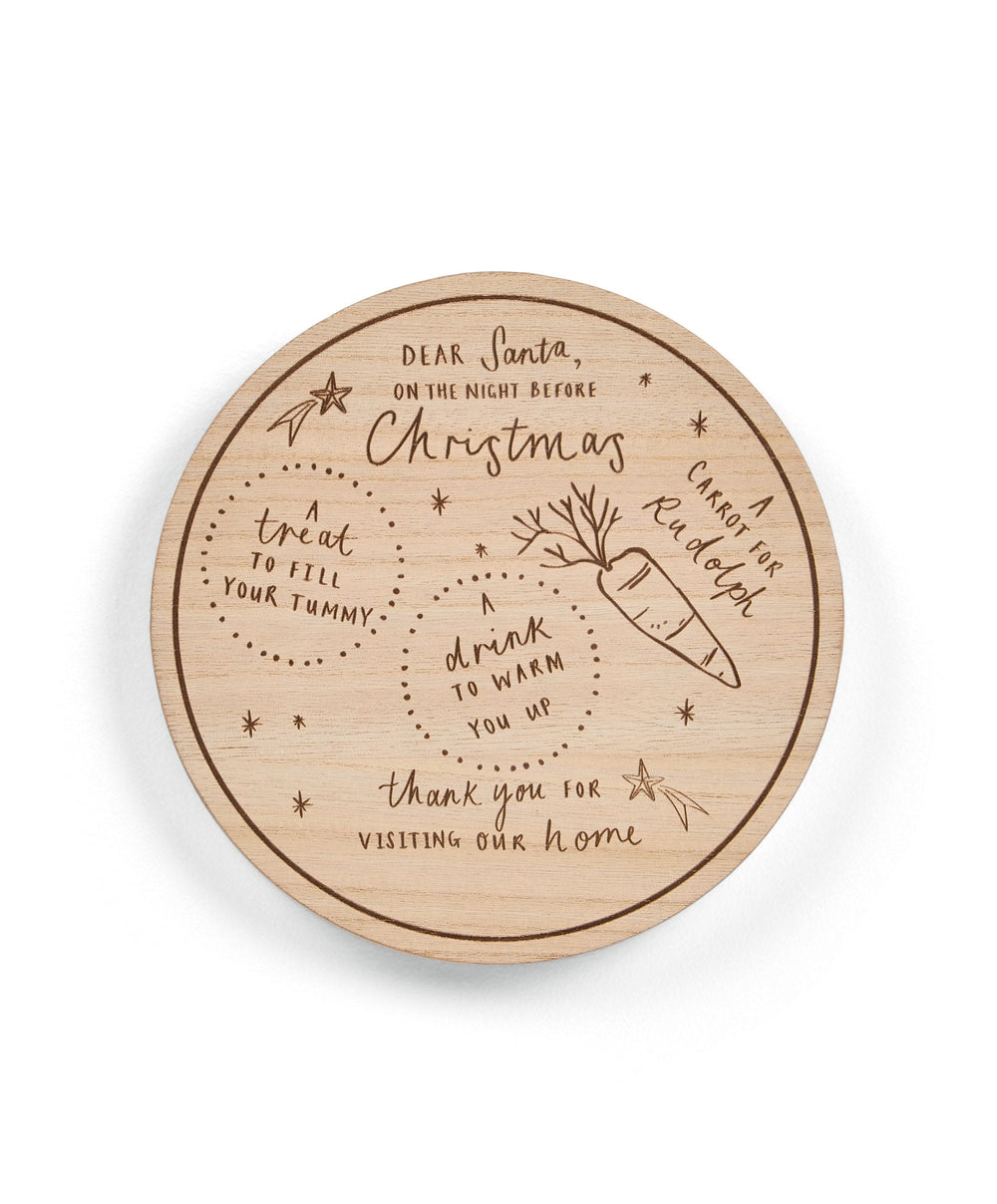 Mamas &amp; Papas Xmas Eve Plate 2026 Personalisable