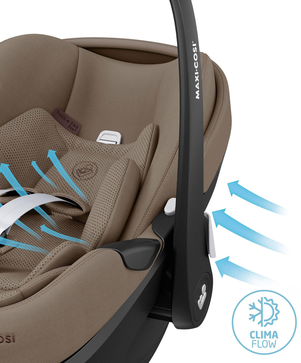 Maxi Cosi Baby Car Seats Maxi-Cosi Pebble 360 Pro&amp;sup2 Car Seat &amp; Base Bundle - Twillic Truffle