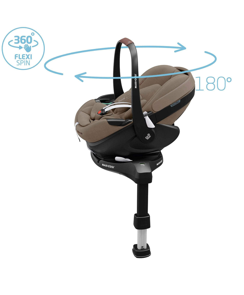 Maxi Cosi Baby Car Seats Maxi-Cosi Pebble 360 Pro&amp;sup2 Car Seat &amp; Base Bundle - Twillic Truffle