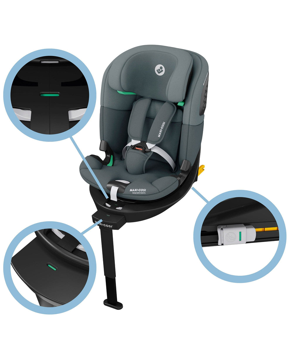 Maxi Cosi Maxi-Cosi Emerald 360 S Car Seat - Tonal Graphite