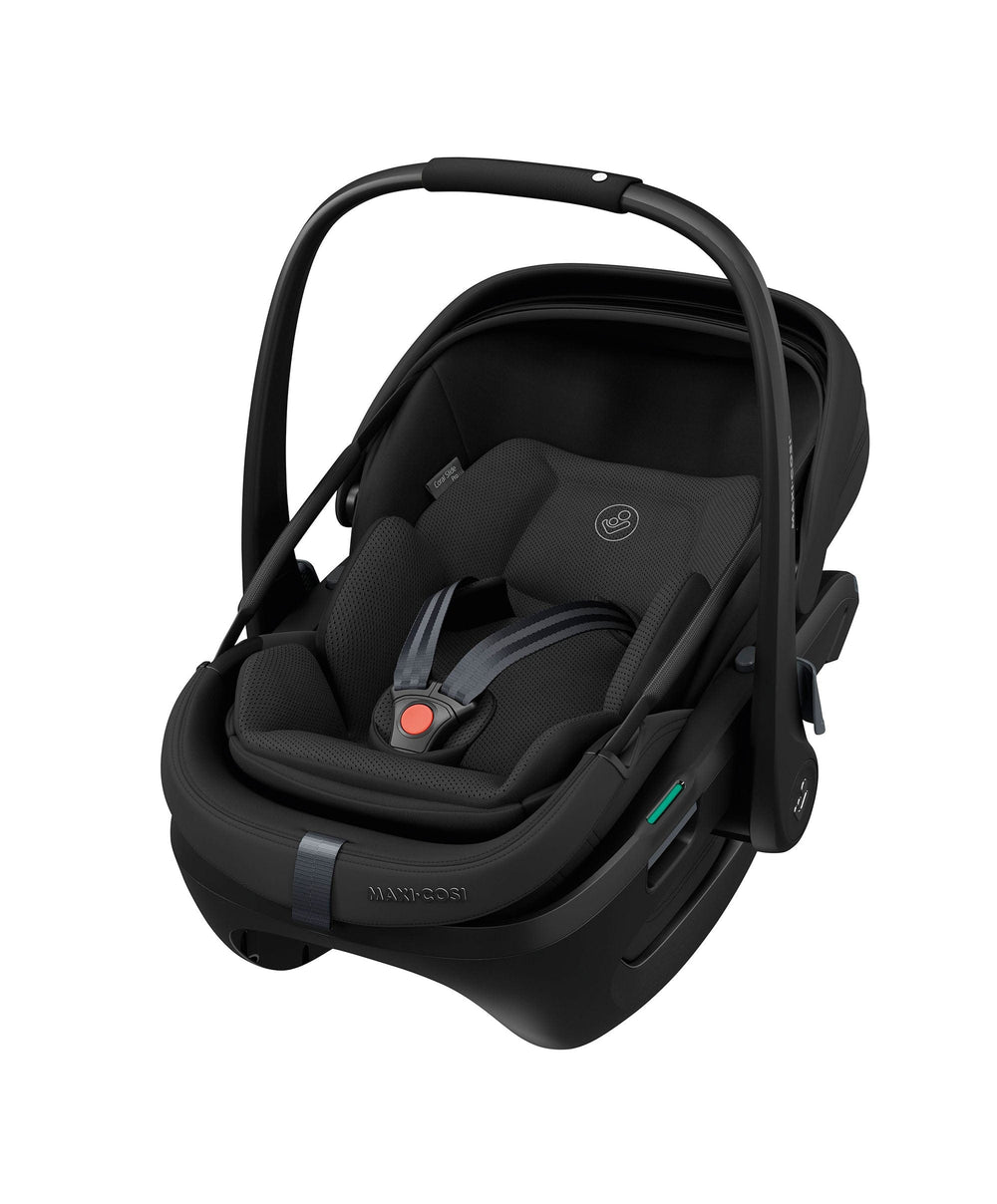 Maxi Cosi Maxi-Cosi Fame Cabin Pushchair Bundle with Maxi-Cosi Coral Slide Pro Car Seat &amp; Base (4 Pieces) -Oynx Black