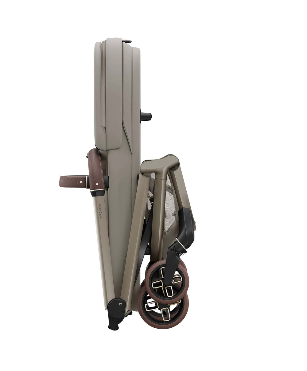 Maxi Cosi Maxi-Cosi Fame Cabin Pushchair Bundle with Maxi-Cosi Coral Slide Pro Car Seat &amp; Base (4 Pieces) - Sapphire Sand