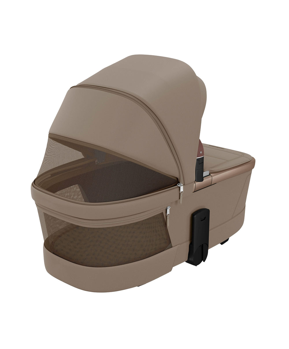 Maxi Cosi Maxi-Cosi Fame Pushchair &amp; Carrycot with Coral Slide Pro Car Seat - Oak Truffle