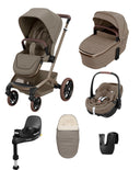 Maxi Cosi Maxi-Cosi Fame Pushchair & Carrycot with Maxi-Cosi Pebble 360 Pro² Car Seat & Base - Oak Truffle