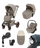 Maxi Cosi Maxi-Cosi Fame Ultimate Pushchair Bundle with Pebble Slide Pro Car Seat & Base (7 Pieces) - Sapphire Sand
