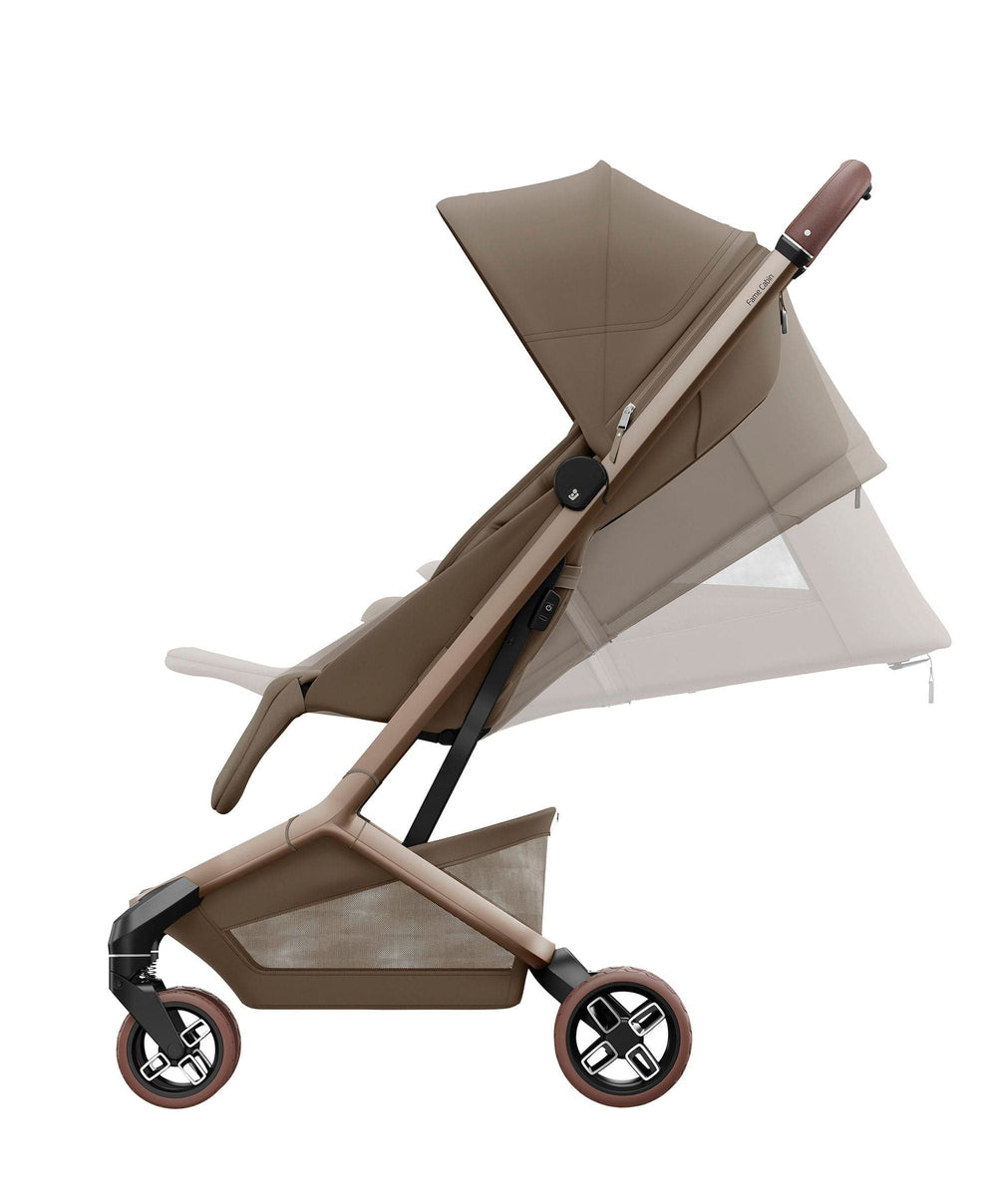Maxi Cosi Pushchairs Maxi-Cosi Fame Cabin Pushchair Bundle with Maxi-Cosi Coral Slide Pro Car Seat &amp; Base (4 Pieces) -Truffle