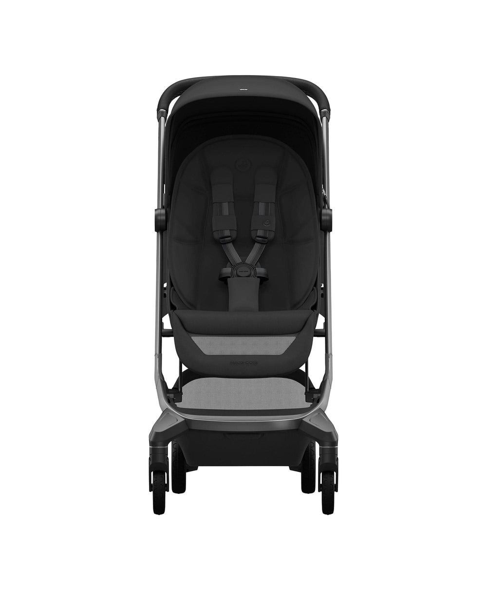 Maxi Cosi Pushchairs Maxi-Cosi Fame Cabin Pushchair Bundle with Maxi-Cosi Coral Slide Pro Car Seat &amp; Base (5 Pieces) - Oynx Black