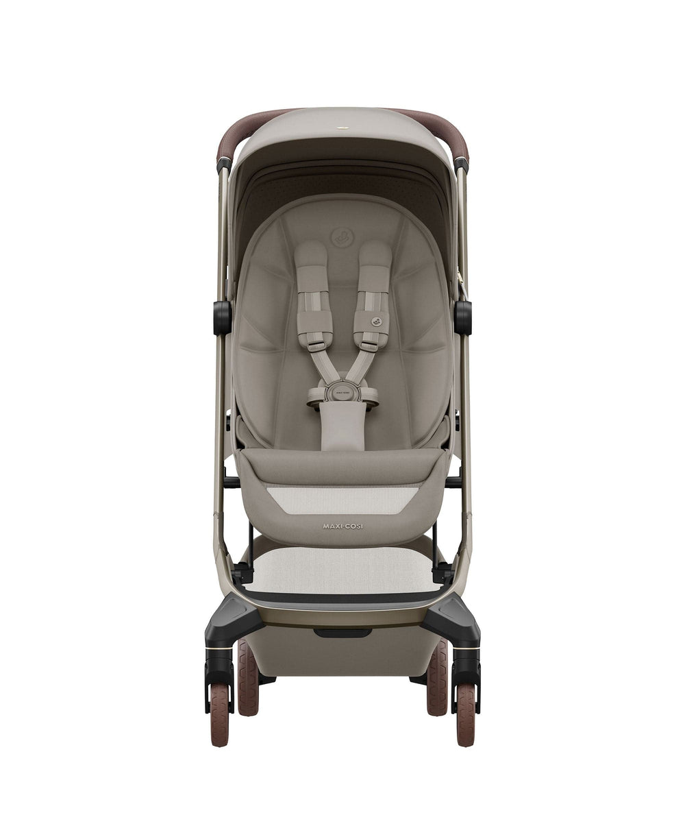 Maxi Cosi Pushchairs Maxi-Cosi Fame Cabin Pushchair Bundle with Maxi-Cosi Coral Slide Pro Car Seat &amp; Base (5 Pieces) - Sapphire Sand