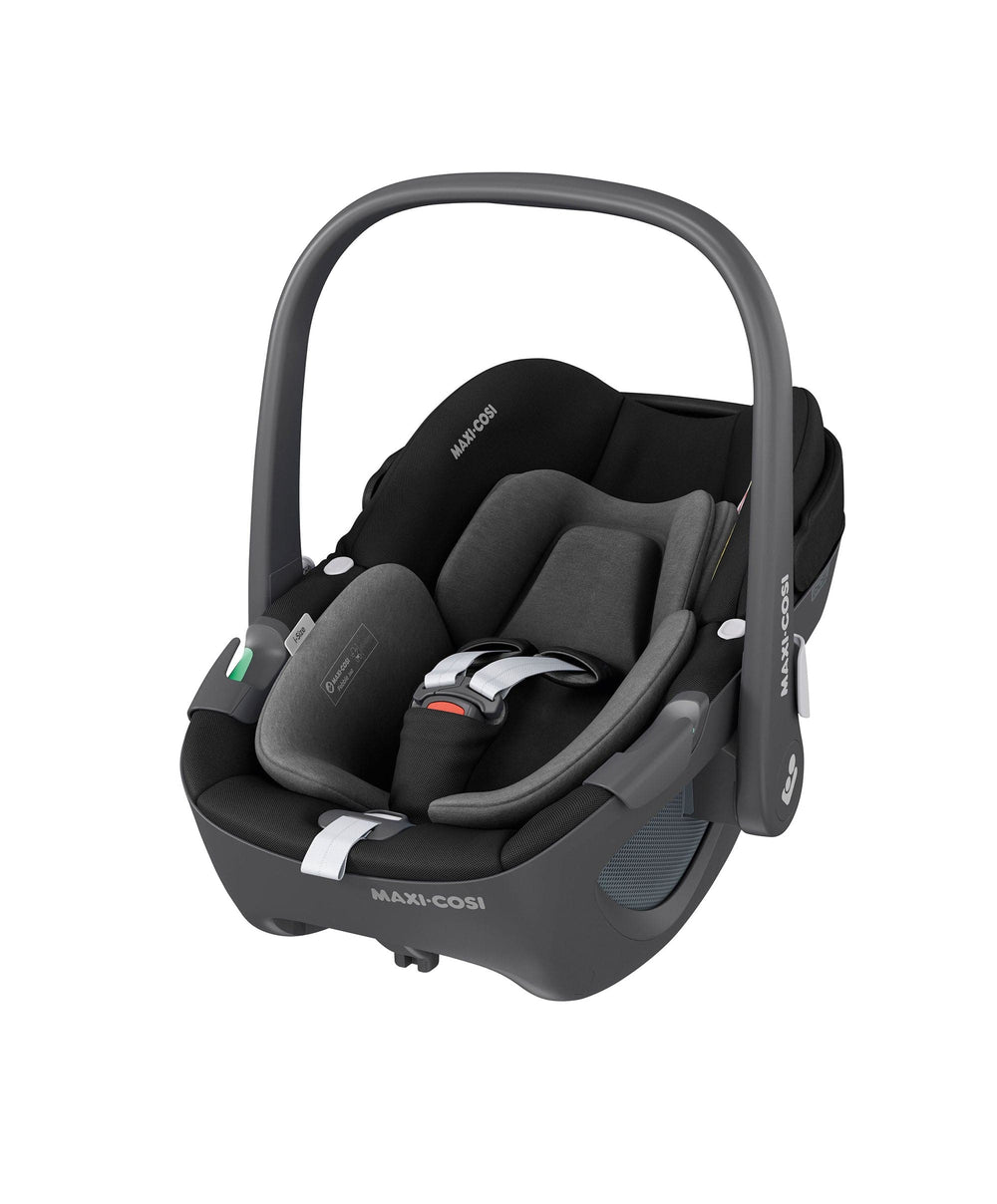 Maxi Cosi Pushchairs Maxi Cosi Fame Complete Pushchair Bundle with Pebble 360 Car Seat &amp; Base – Black with Black Wheels