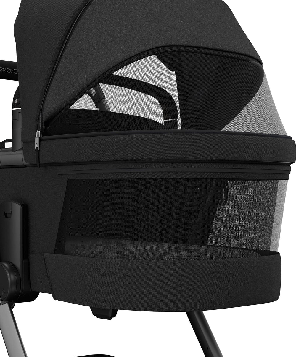 Maxi Cosi Pushchairs Maxi Cosi Fame Complete Pushchair Bundle with Pebble 360 Car Seat &amp; Base – Black with Black Wheels