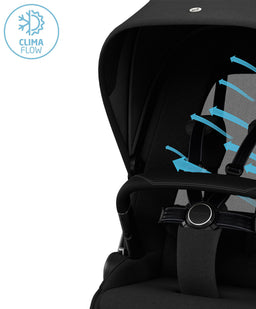 Maxi Cosi Pushchairs Maxi Cosi Fame Premium Pushchair Bundle with Pebble 360 Pro 2 Car Seat & Base – Black with Black Wheels