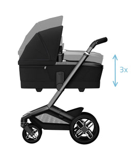 Maxi Cosi Pushchairs Maxi Cosi Fame Pushchair Bundle With Pebble 360 Pro 2 Car Seat & Base – Black with Black Wheels