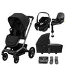 Maxi Cosi Pushchairs Maxi Cosi Fame Pushchair Bundle With Pebble 360 Pro 2 Car Seat & Base – Black with Black Wheels