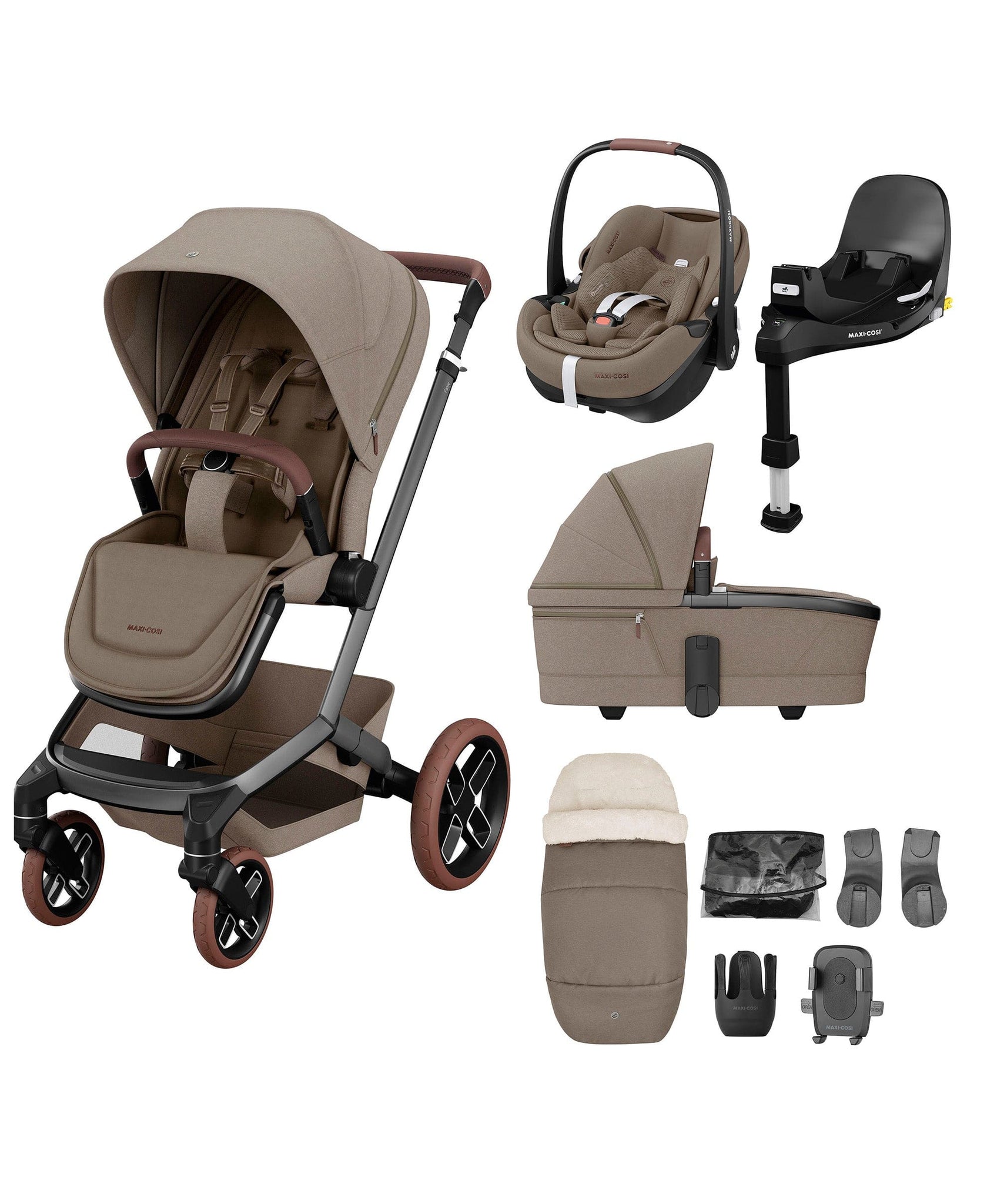 maxi cosi car seat buggy Maxi Cosi Fame Premium Pushchair Bundle with Car Seat
