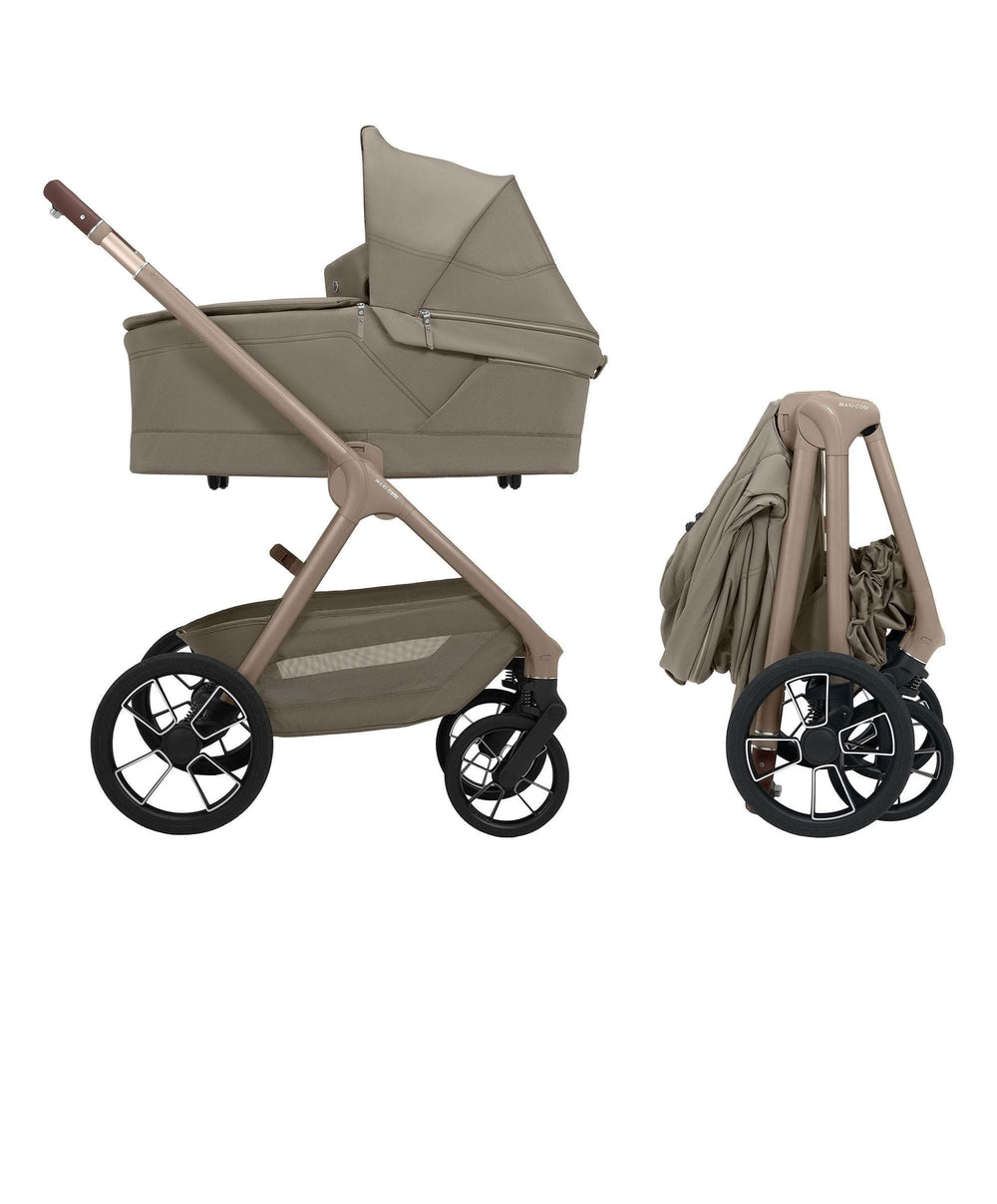 Maxi Cosi Pushchairs Maxi-Cosi Oxford+ Complete Pushchair Bundle with Maxi-Cosi Pebble Slide Pro Car Seat &amp; Base - Oak Truffle