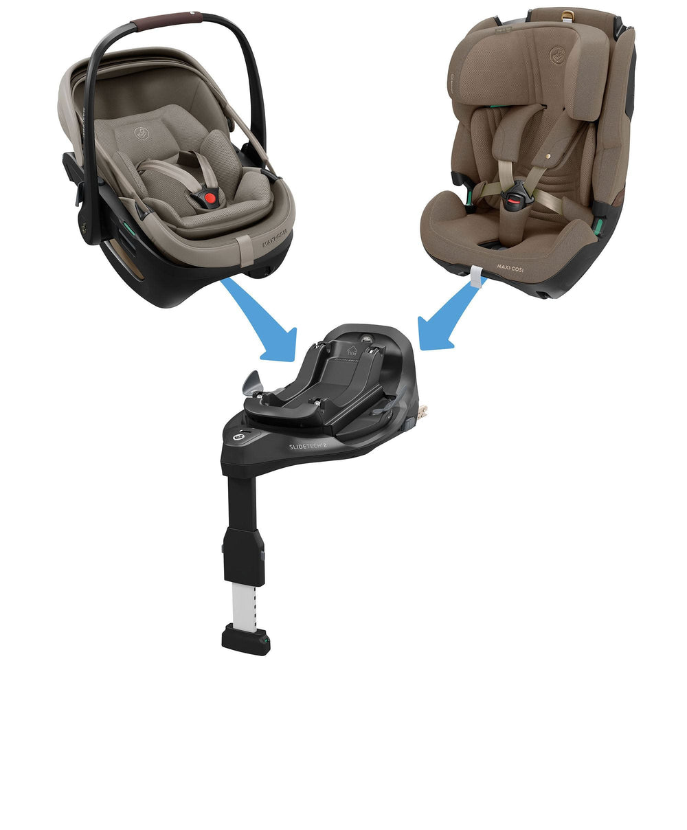 Maxi Cosi Pushchairs Maxi-Cosi Oxford+ Complete Pushchair Bundle with Maxi-Cosi Pebble Slide Pro Car Seat &amp; Base - Oak Truffle