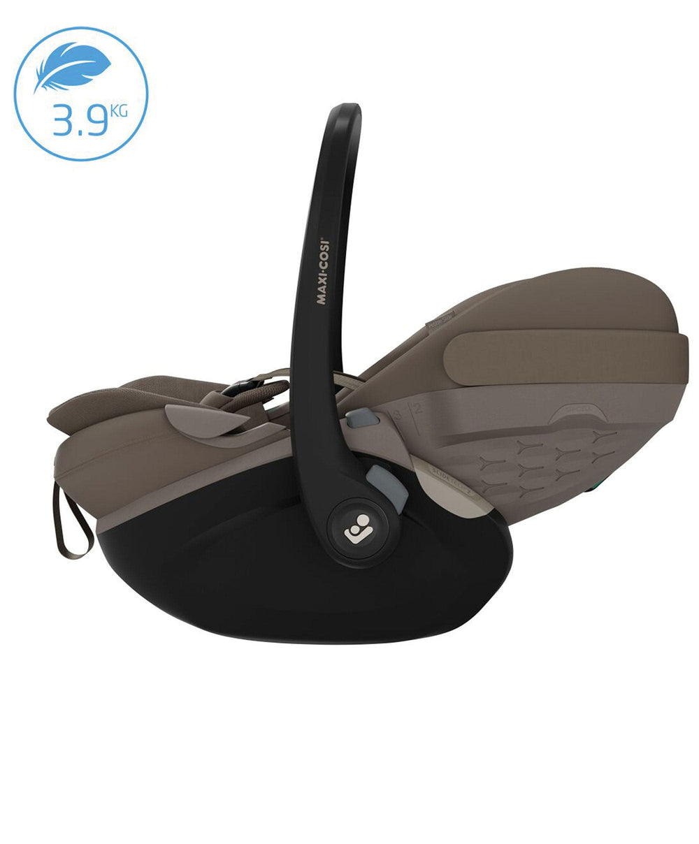 Maxi Cosi Pushchairs Maxi-Cosi Oxford+ Complete Pushchair Bundle with Maxi-Cosi Pebble Slide Pro Car Seat &amp; Base - Oak Truffle