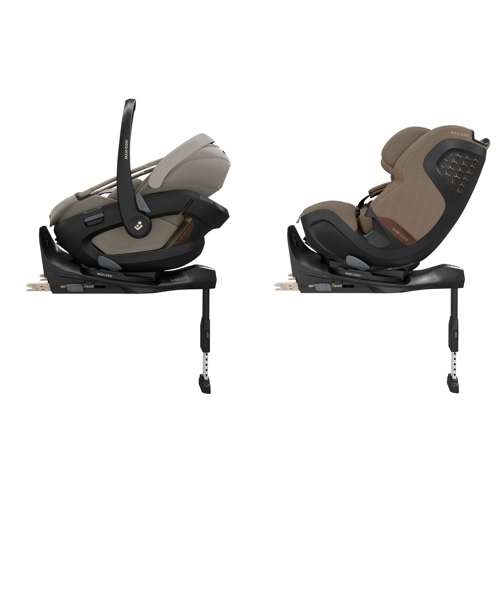 Maxi Cosi Pushchairs Maxi-Cosi Oxford+ Complete Pushchair Bundle with Maxi-Cosi Pebble Slide Pro Car Seat &amp; Base - Oak Truffle