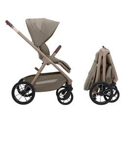Maxi Cosi Pushchairs Maxi-Cosi Oxford+ Complete Pushchair Bundle with Maxi-Cosi Pebble Slide Pro Car Seat & Base - Oak Truffle